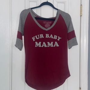 Fifth Sun Fur Baby Mama T shirt